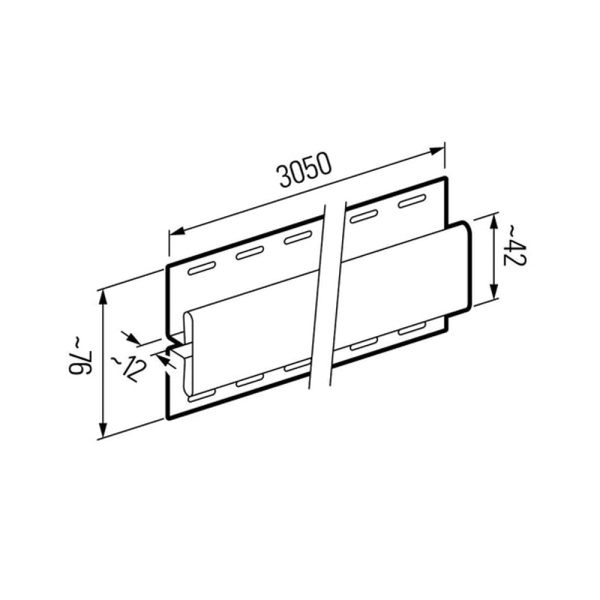 CENTER JOINT TRIM- GOLDEN OAK - Image 2